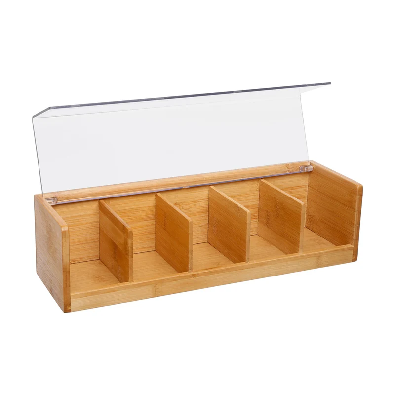Teebox mit transparentem Deckel Five®
