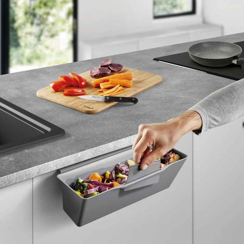 Mülleimer Küche hängend Metaltex