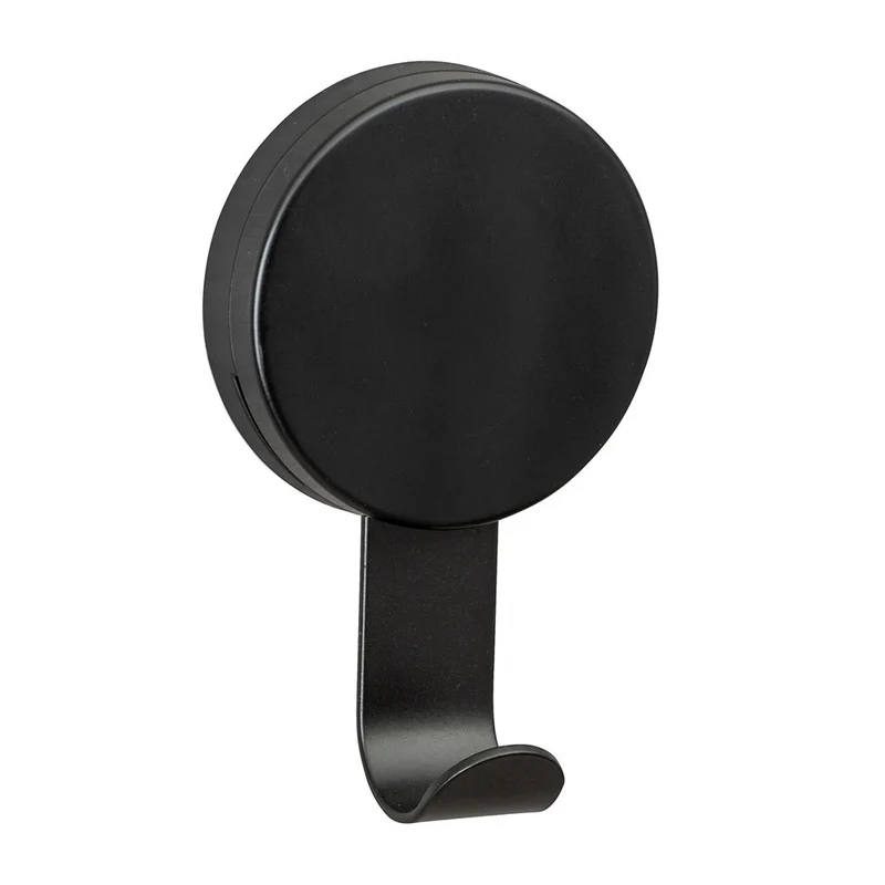Handtuchhaken ohne Bohren schwarz Wenko - Pavia Black