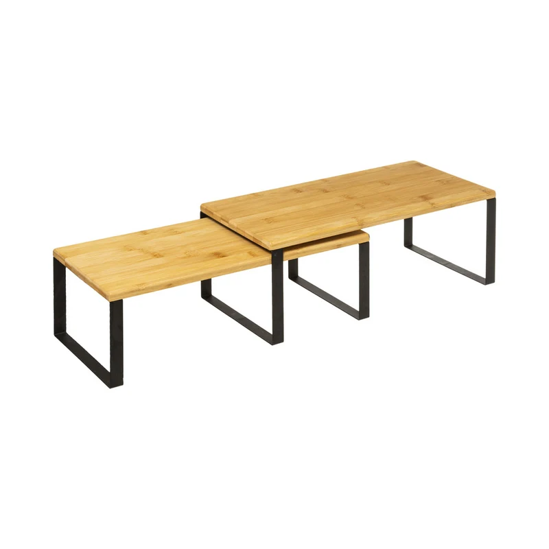 Bambusregal Küchenschrank Five® - Blackwood