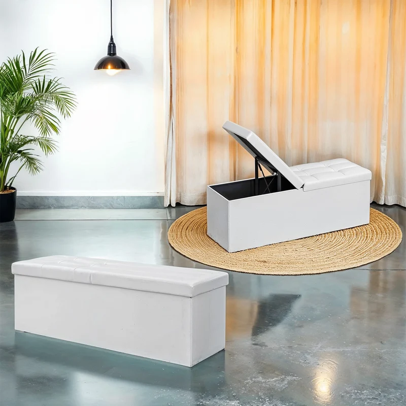 Sitzhocker mit 120l Stauraum