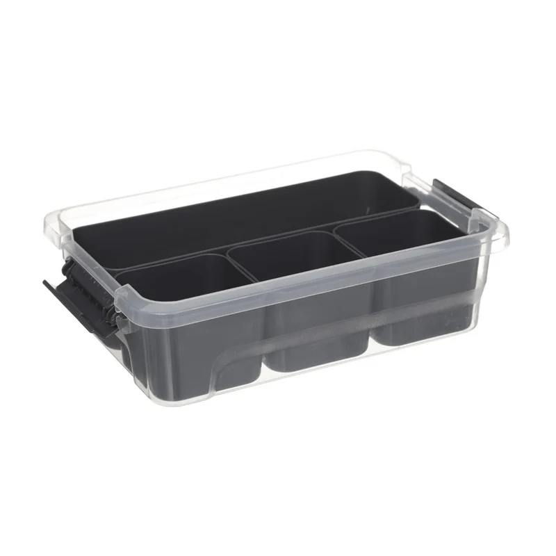 Aufbewahrungsbox 1.5 Liter mit 4 herausnehmbaren Fächern Five®