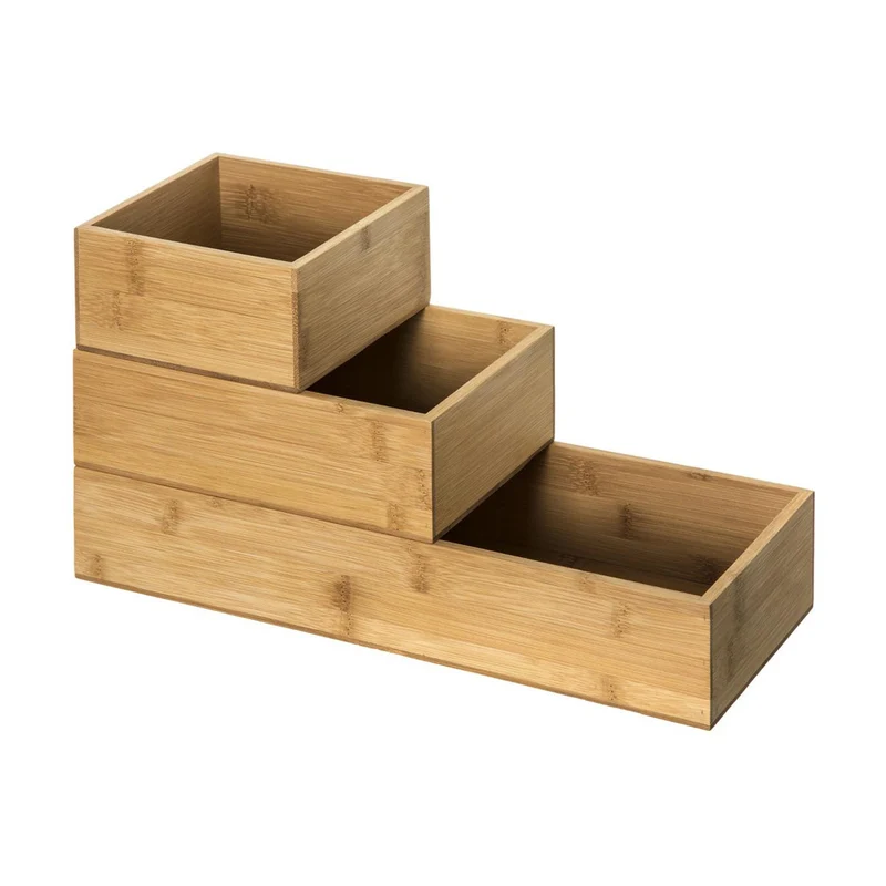 Schubladenfächer Holz 3-teilig Five®