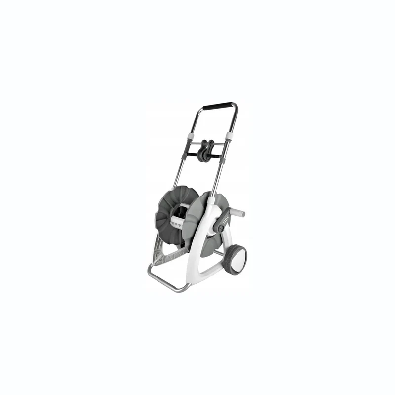 Gartenschlauchwagen Schlauchwagen mit bis zu 45m (1/2") Kapazität Solide 145mm Räder Stahlrahmen Verstellbarer Griff Zwei Universal-Kupplungen