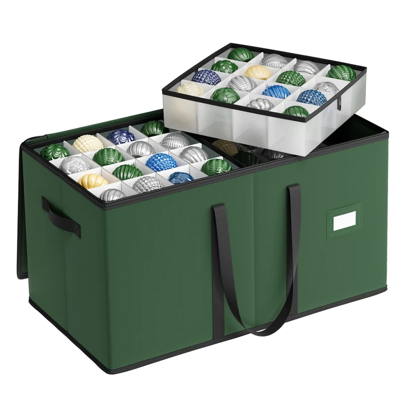 Aufbewahrungsbox für Weihnachtskugeln mit Deckel