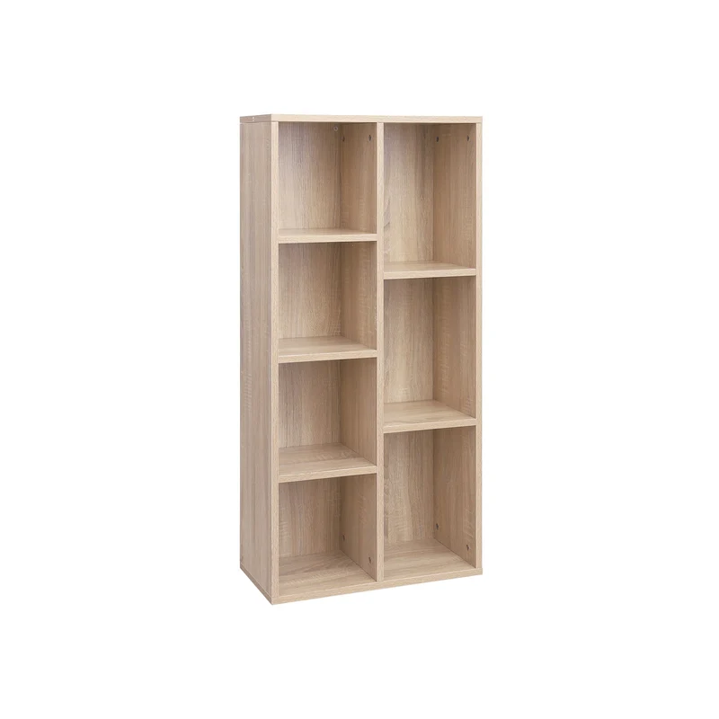 Bücherregal mit 7 Fächern