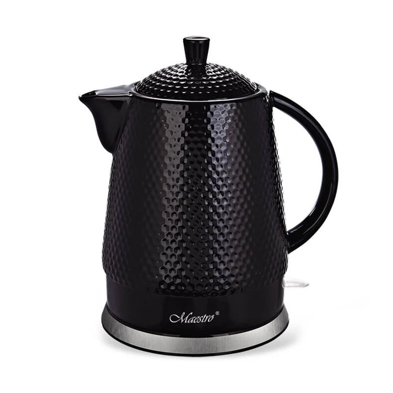 Maestro Keramik-Wasserkocher, Fassungsvermögen 1,5 l, 1500 W, schwarz, MR069