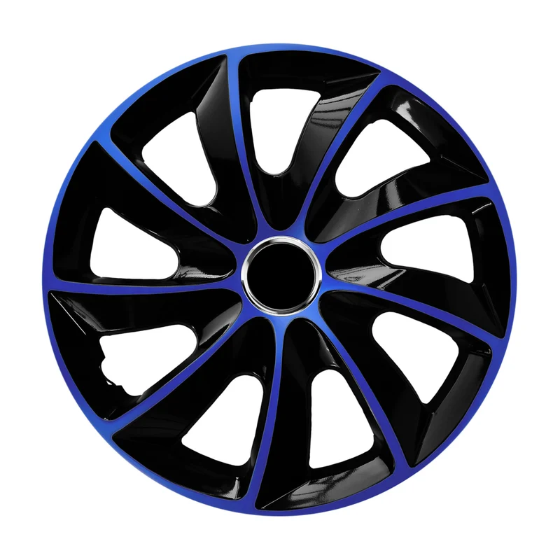 Radkappen Radzierblenden Radblenden - 4 Stück Komplettset - NRM EXTRA STIG - Blau/Schwarz - 16" Zoll