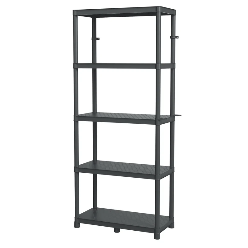 Regal Stackaro Solid 75 Kistenberg, max. Gesamtbelastung 220 kg, 5 Fachböden, Wandmontage, KSS75L5HD-S411