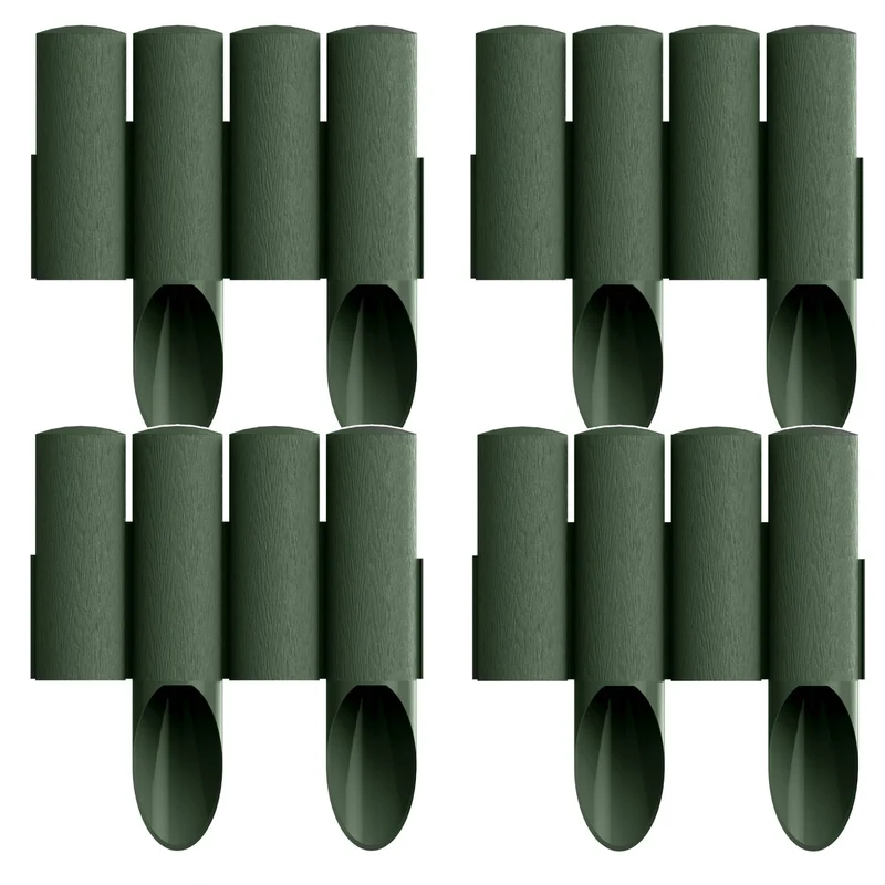 Cellfast Gartenpalisade Standard 4 grün, 4 Packungen