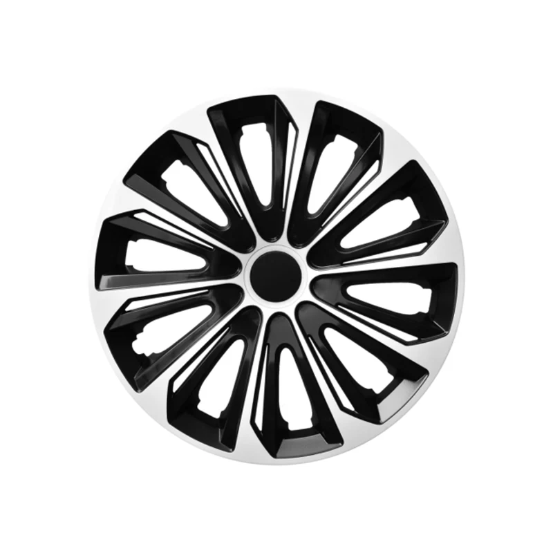 NRM STRONG DUOCOLOR WHITE BLACK Radkappen schwarz und weiß 14 Zoll