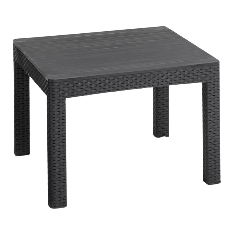 Keter Tisch, Garten, quadratisch, Graphit, Orlando kleiner Tisch