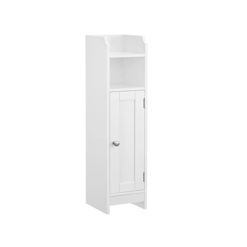 Toilettenschrank schmal mit verstellbaren Ablagen