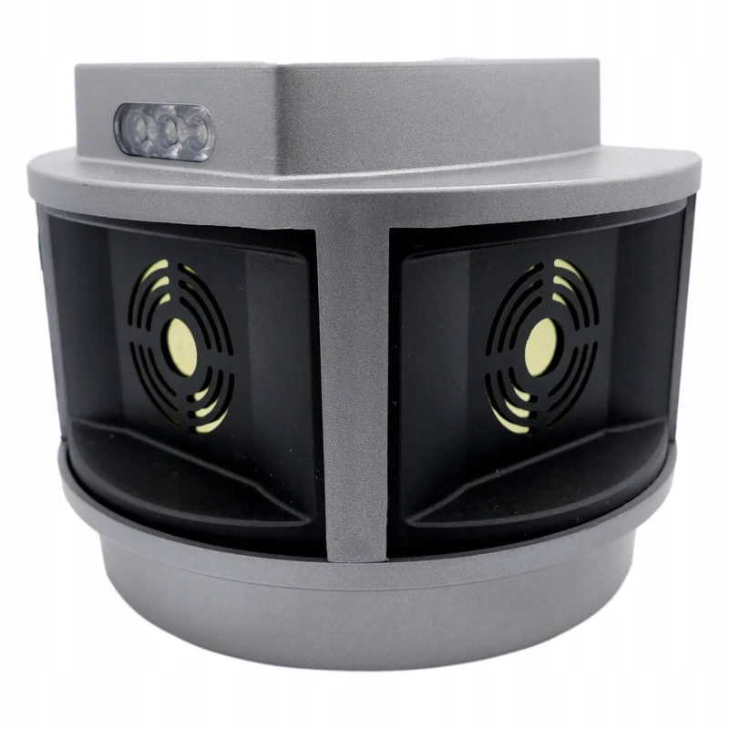 Nagetierabwehr, Marderabwehr, Mäuseabwehr Viano, Ultraschallgenerator, Stroboskopplatte, drei Lautsprecher, Trio-Strob