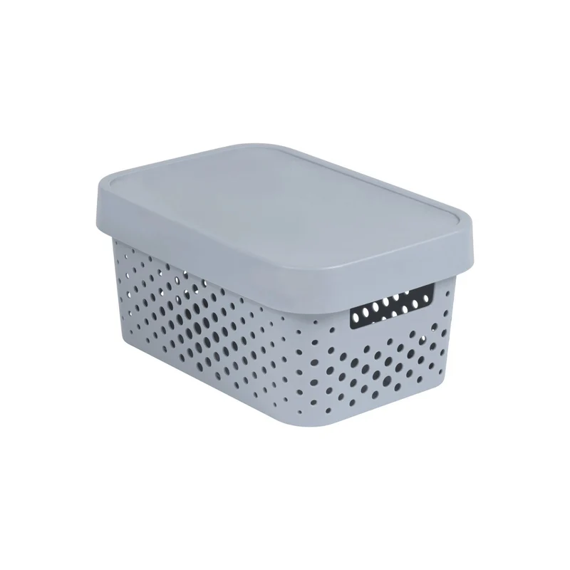 Curver Infinity 4.5L Durchbrochener Behälter mit Deckel Grau