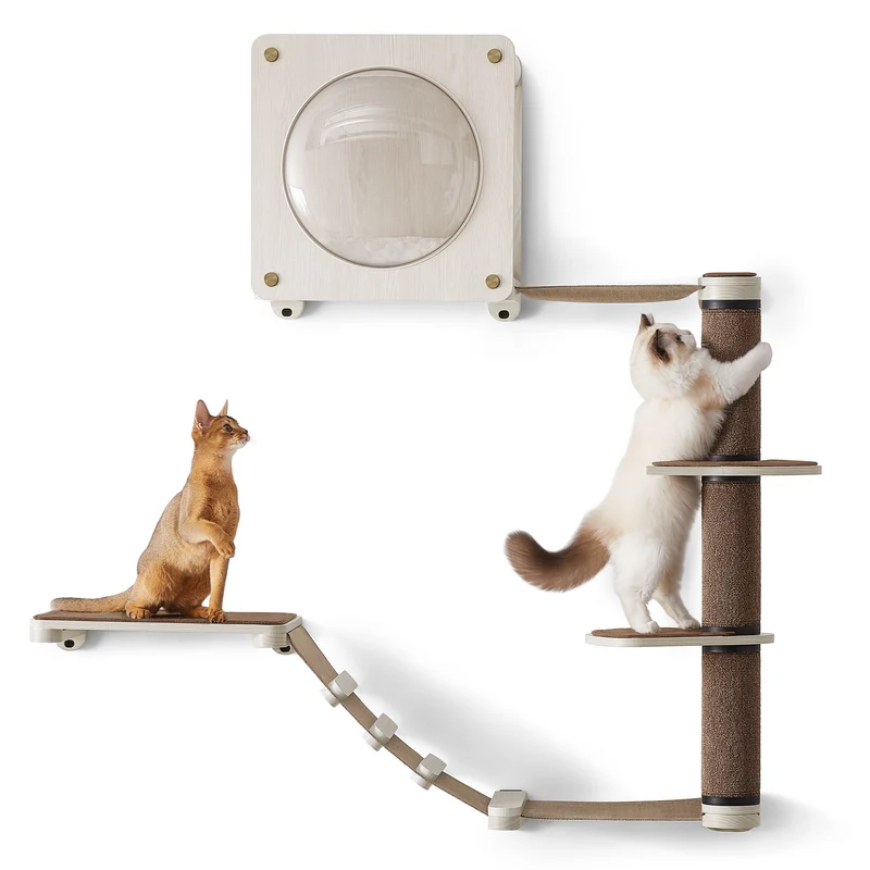 Oasis - Katzenmöbel Kletterwand 5er Set