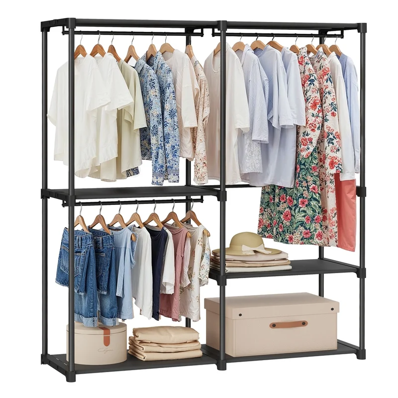 Offener Kleiderschrank