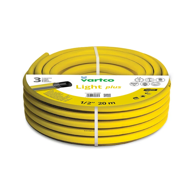3-lagiger Wasserschlauch Gartenschlauch Schlauch Gartenbewässerung Flexibel Flexischlauch Polyester-Kreuzgeflecht UV-beständig 25 Bar 1/2" 20m