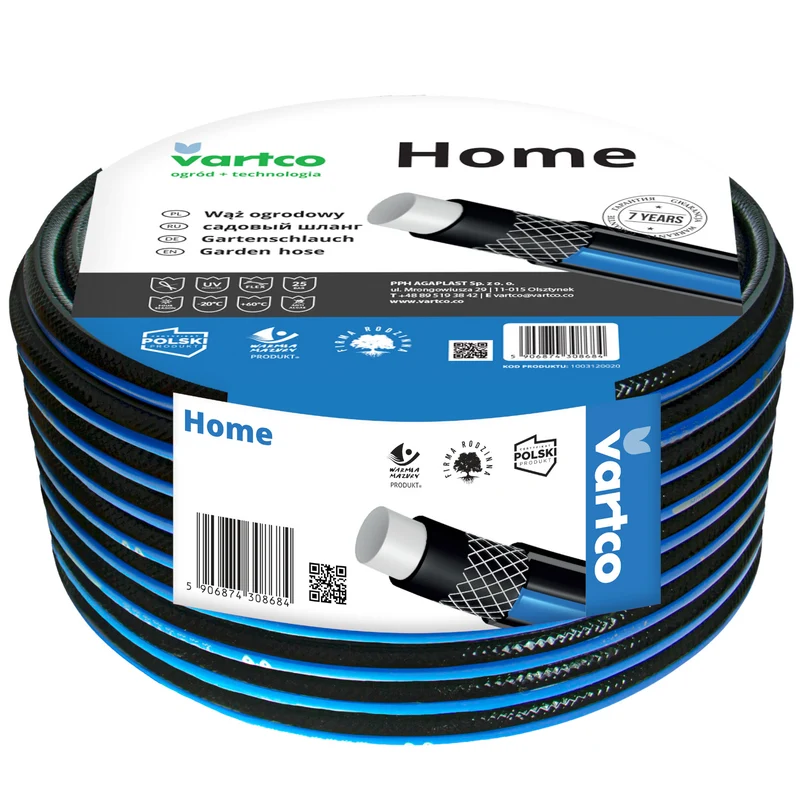 4-lagiger Wasserschlauch Gartenschlauch Schlauch Gartenbewässerung Flexibel Flexischlauch Polyester-Kreuzgeflecht UV-beständig 25 Bar 1/2" 50m