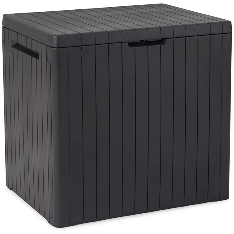 Keter Gartenbox City Storage Box 113L beständig gegen niedrige Temperaturen und UV-Strahlung