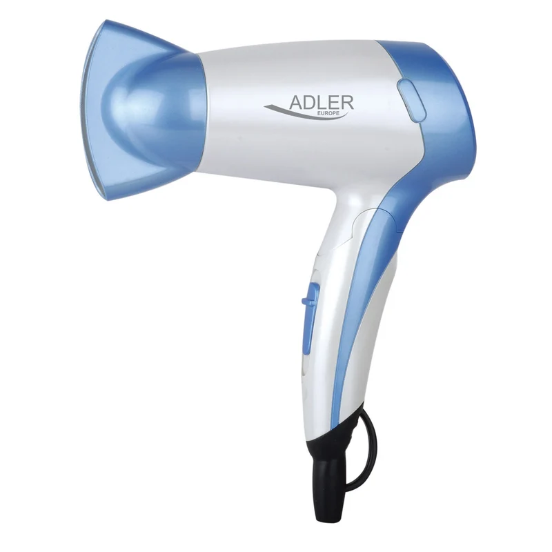 Haartrockner 1200W Adler AD 2222 Klappbarer Griff weiß/blau