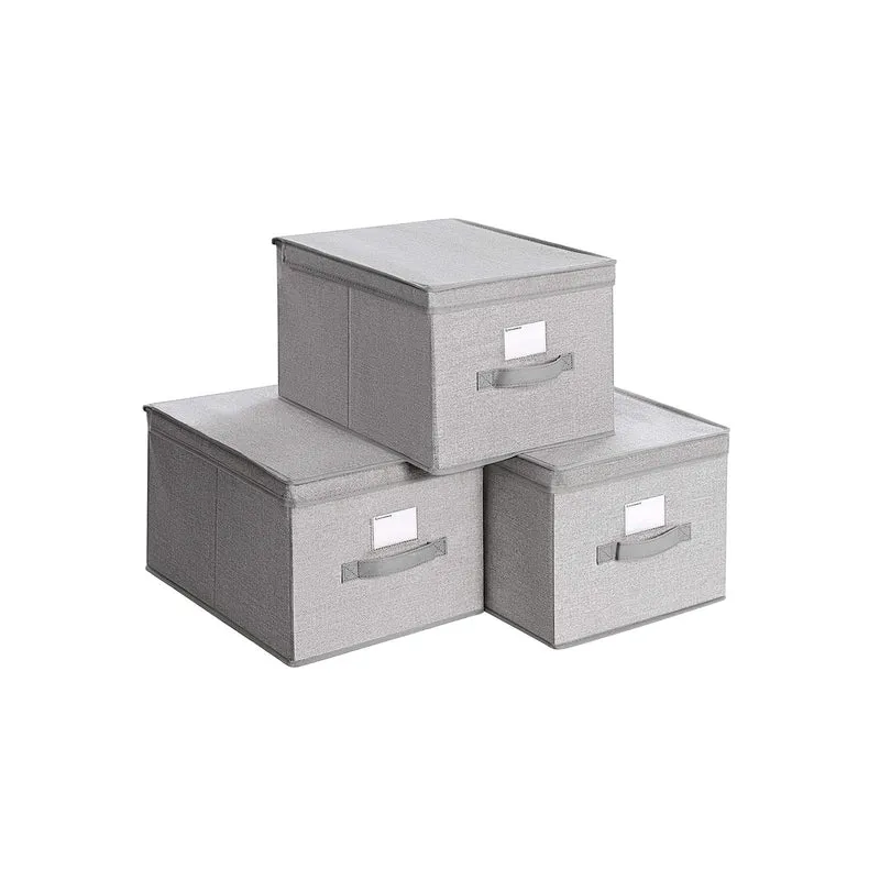 3er-Set Aufbewahrungsbox mit Deckel