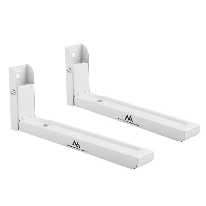 Universal Mikrowellenhalterung Mikrowellenhalter mit Teleskoparme Wandhalterung für Mikrowellen Grillofen Backofen bis 30kg