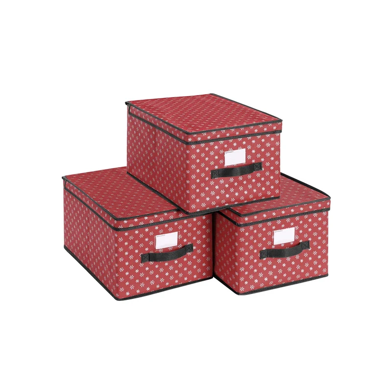 Aufbewahrungsboxen 3er Set Rot
