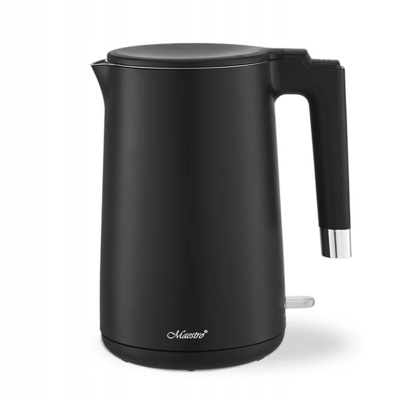 Maestro elektrischer Wasserkocher, 1800W, 1,7l, schwarz, MR-026