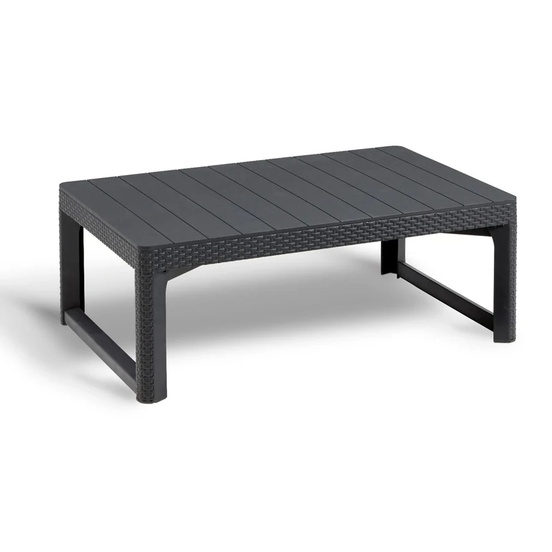 CURVER OUTDOOR Keter Allibert Rattan Lyon Graphit in Rattanoptik