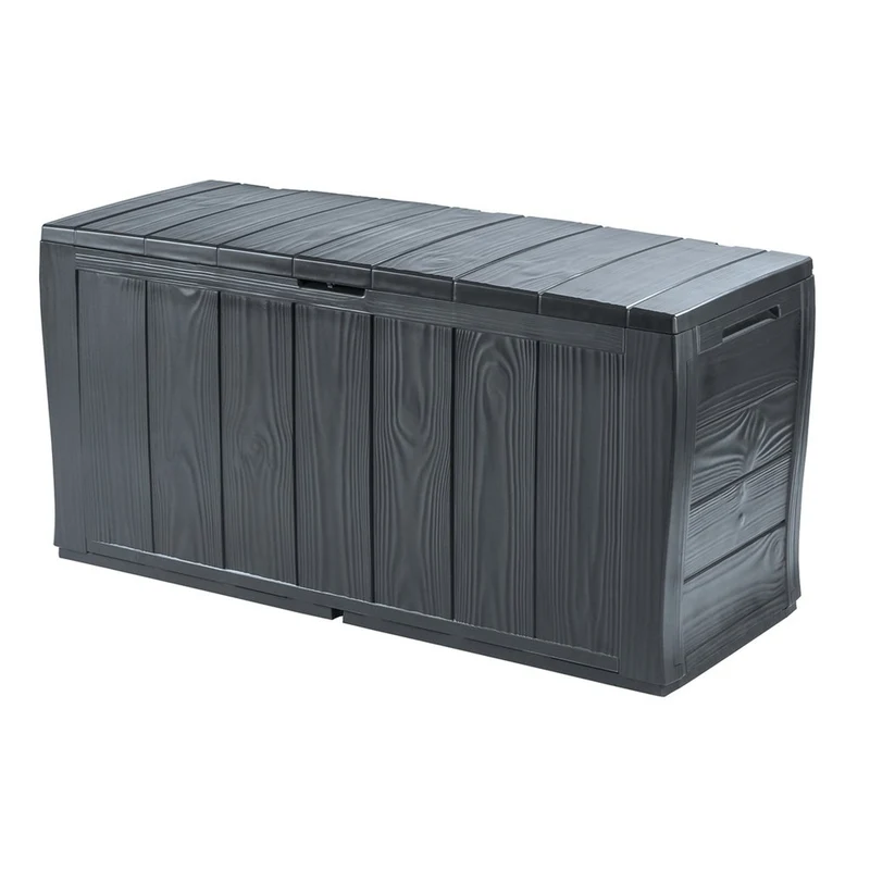 Keter Sherwood 270L Gartenbox Aufbewahrung Anthrazit