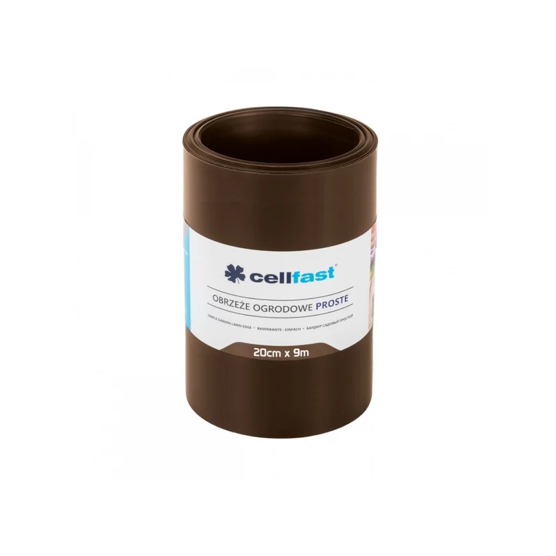 Gerader Gartenrand 20cm x 9m Cellfast braun