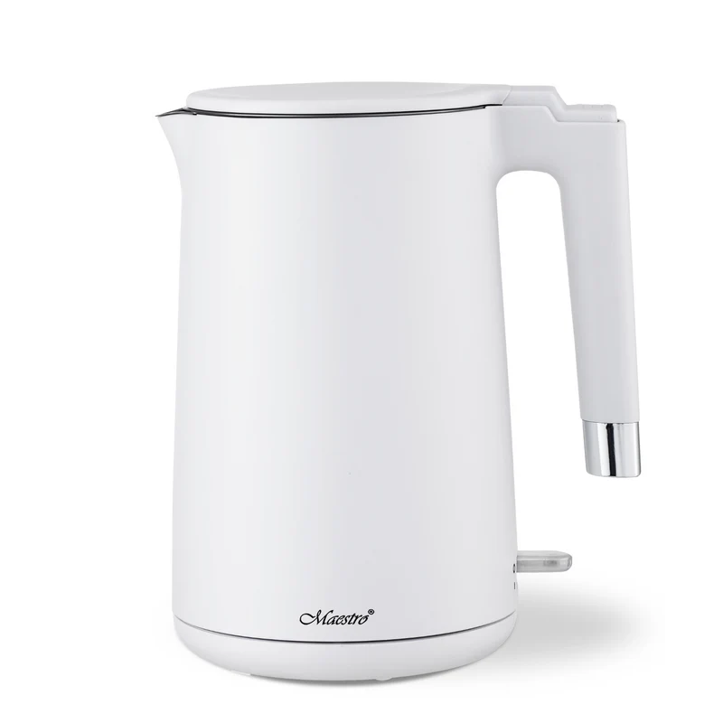 Maestro elektrischer Wasserkocher, 1800W, 1,7l, weiß, MR-026