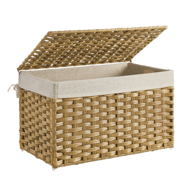 Aufbewahrungsbox aus Polyrattan mit Deckel