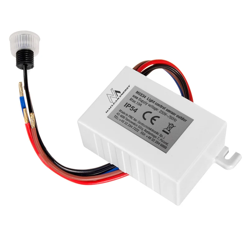 Dämmerungsschalter Dämmerungssensor Externer Sensor Sonde Außen Außenbereich MCE34 Maclean