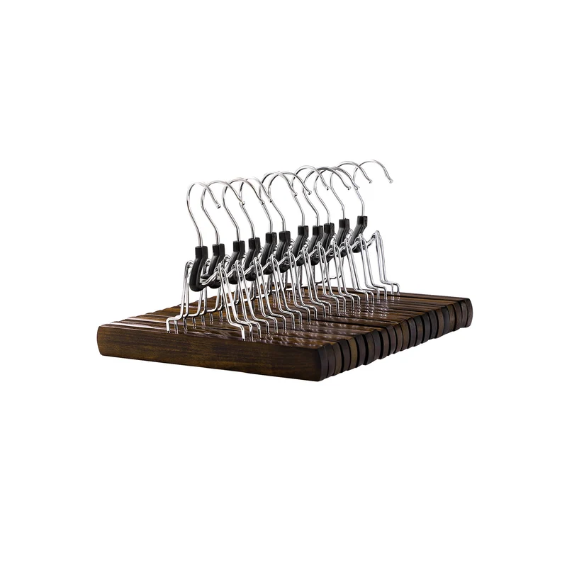Kleiderbügel aus Holz, 12er Set