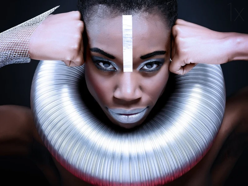 Strong Futuristic Woman