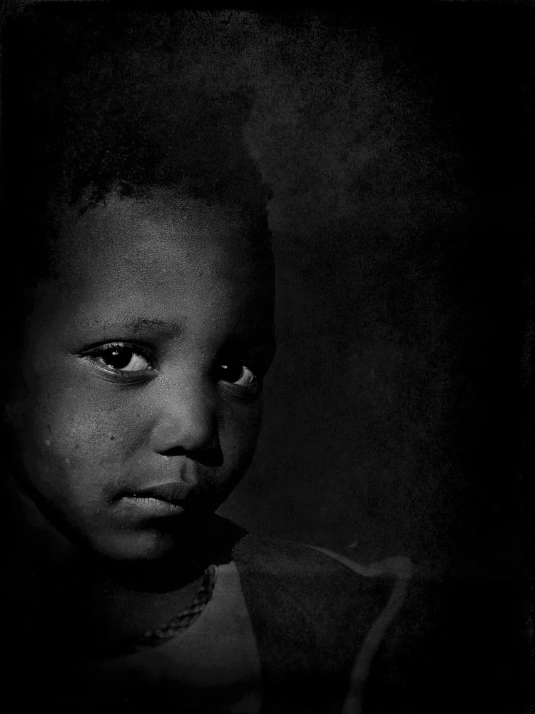 Pensive Child Portrait