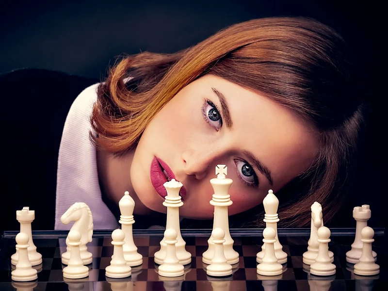 Focused Chess Player