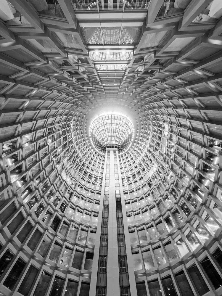 Modern Atrium Perspective
