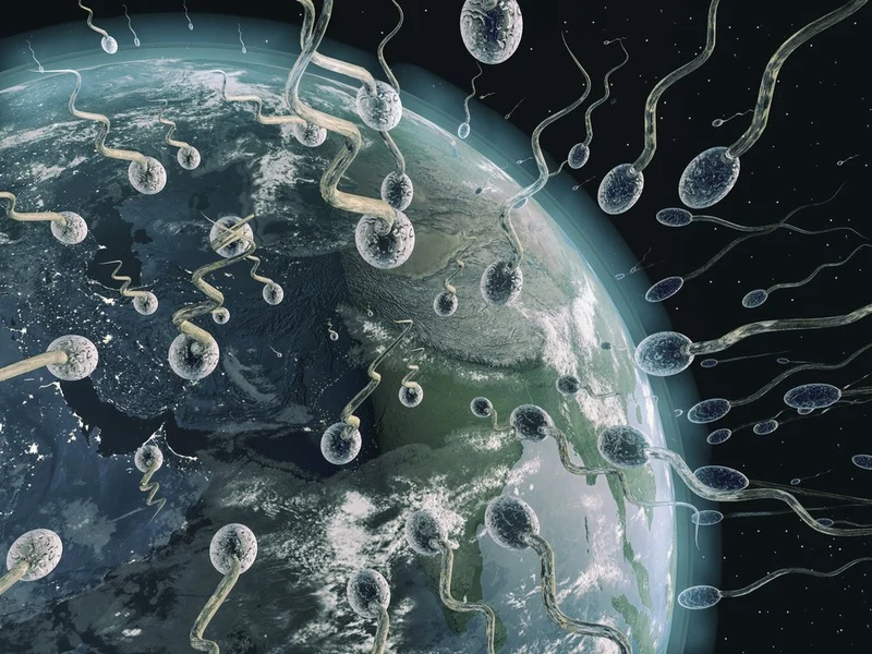 Sperm Cells Around Earth