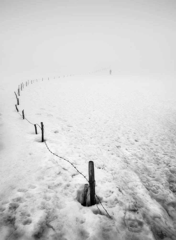 Solitary Winter Walk