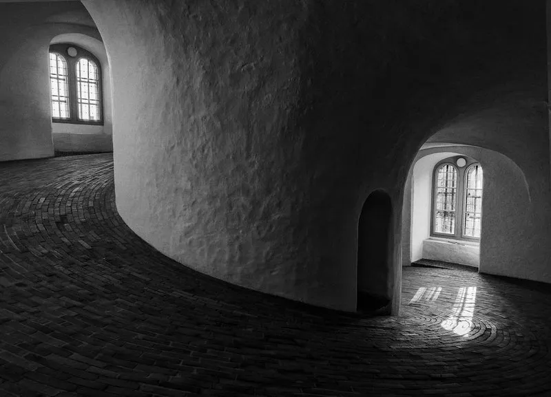 Winding Hallway Light