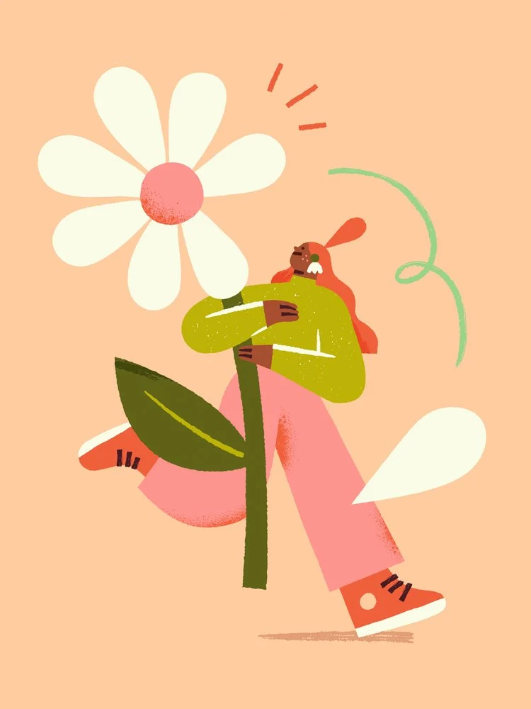 Joyful Daisy Woman
