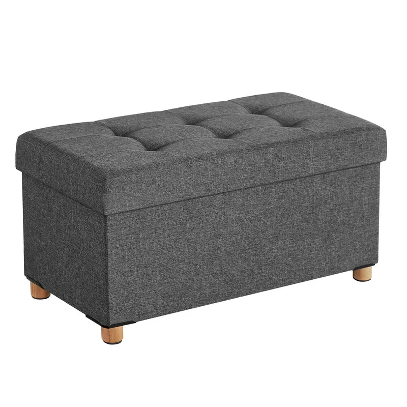 Fußhocker mit Stauraum und Deckel