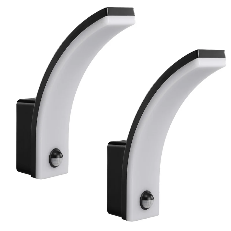 2x LED-Lampe mit Dämmerungssensor 20W IP65 Maclean MCE512