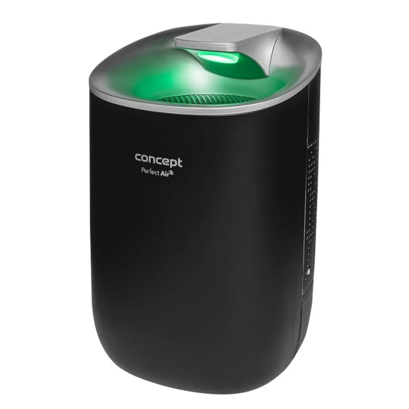 Perfect Air OV1110 Luftentfeuchter Elektrischer Entfeuchter 600 ml Raumentfeuchter für Räume bis 15 m2 300 ml/Tag (Schwarz)
