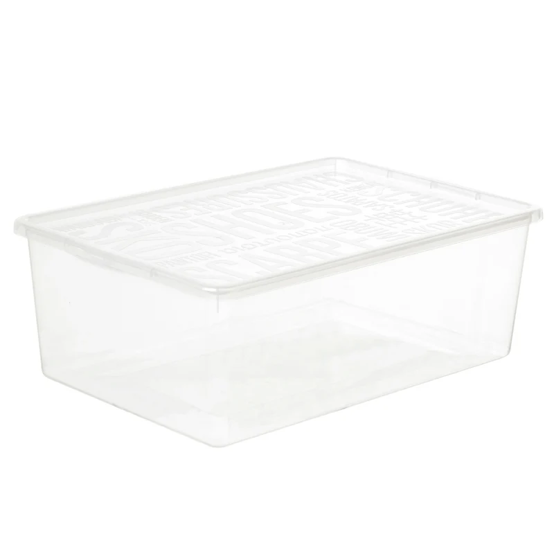 Plast Team Basic 9,5L Aufbewahrungsbox mit transparenten Wänden