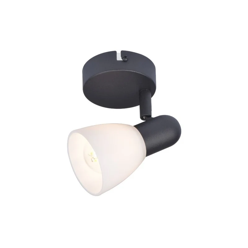 Rabalux Deckenleuchte, Spot, E14 Glühbirnengewinde, IP20, schwarz, Soma