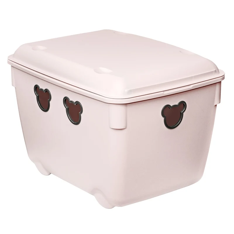 Branq Spielzeugeimer, 40l, robust, rosa, Bär Kunststoff